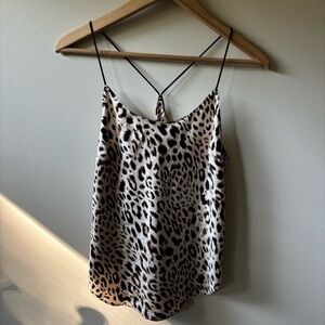 Victorias Secret Silky Animal Print Top